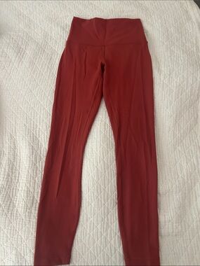 lululemon athletica High-Rise Leggings in Deep Brick Red